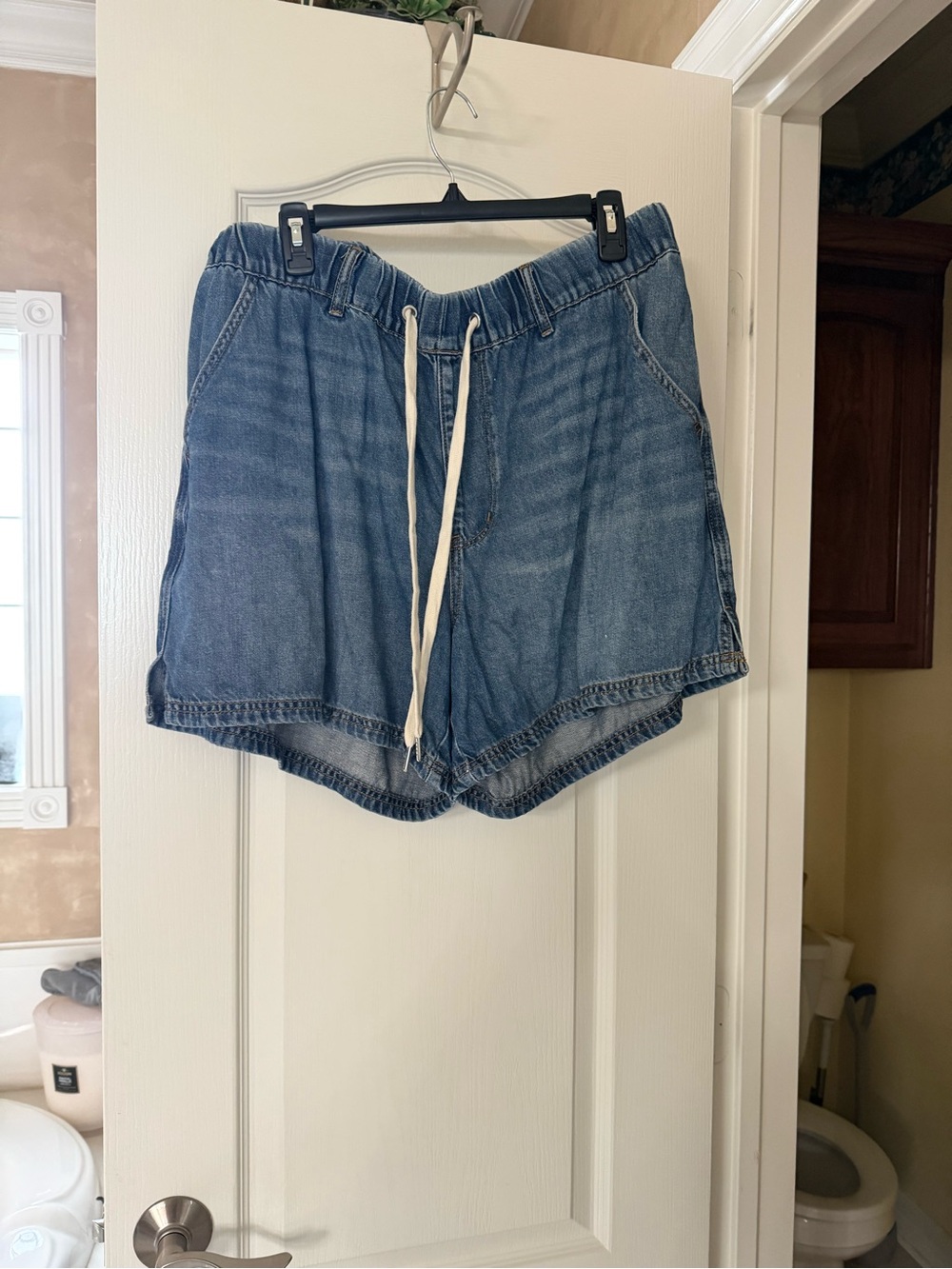 Judy Blue 1 x Casual Blue Denim Drawstring Women’s Shorts